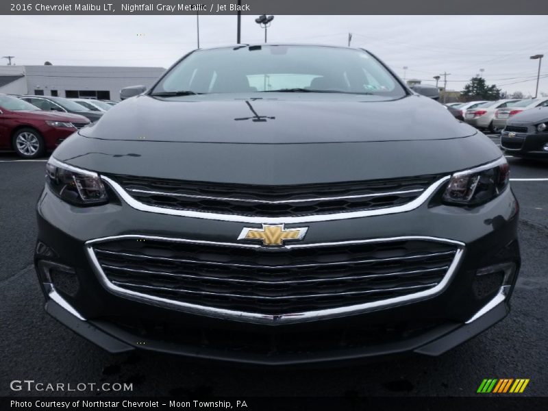 Nightfall Gray Metallic / Jet Black 2016 Chevrolet Malibu LT