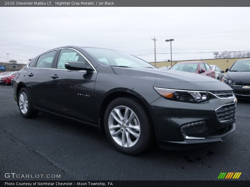Nightfall Gray Metallic / Jet Black 2016 Chevrolet Malibu LT