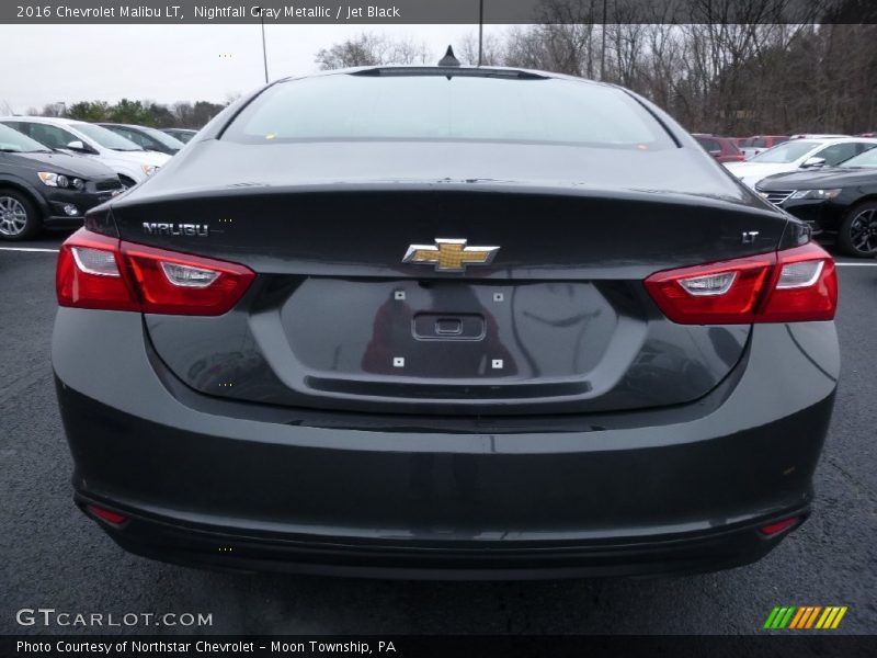 Nightfall Gray Metallic / Jet Black 2016 Chevrolet Malibu LT
