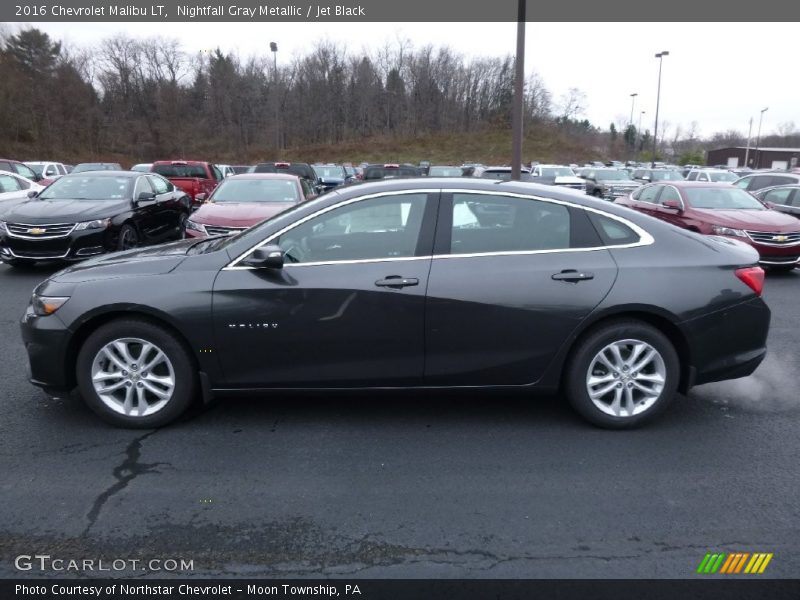 Nightfall Gray Metallic / Jet Black 2016 Chevrolet Malibu LT