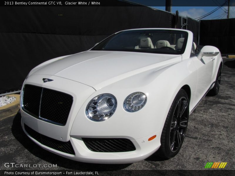 Glacier White / White 2013 Bentley Continental GTC V8