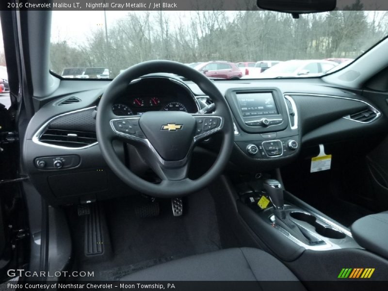Nightfall Gray Metallic / Jet Black 2016 Chevrolet Malibu LT