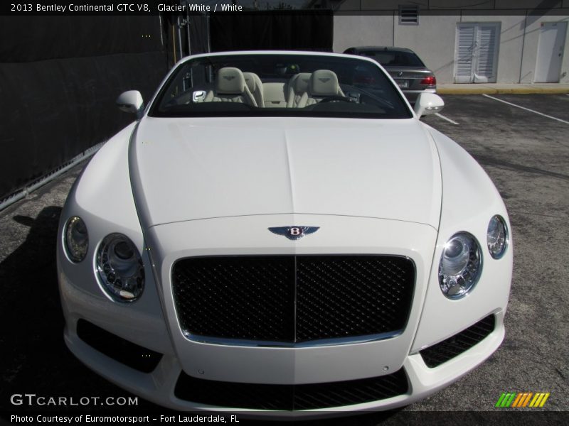 Glacier White / White 2013 Bentley Continental GTC V8