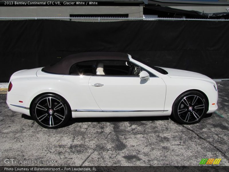 Glacier White / White 2013 Bentley Continental GTC V8