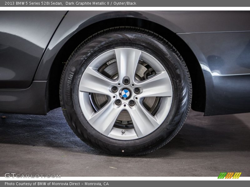 Dark Graphite Metallic II / Oyster/Black 2013 BMW 5 Series 528i Sedan