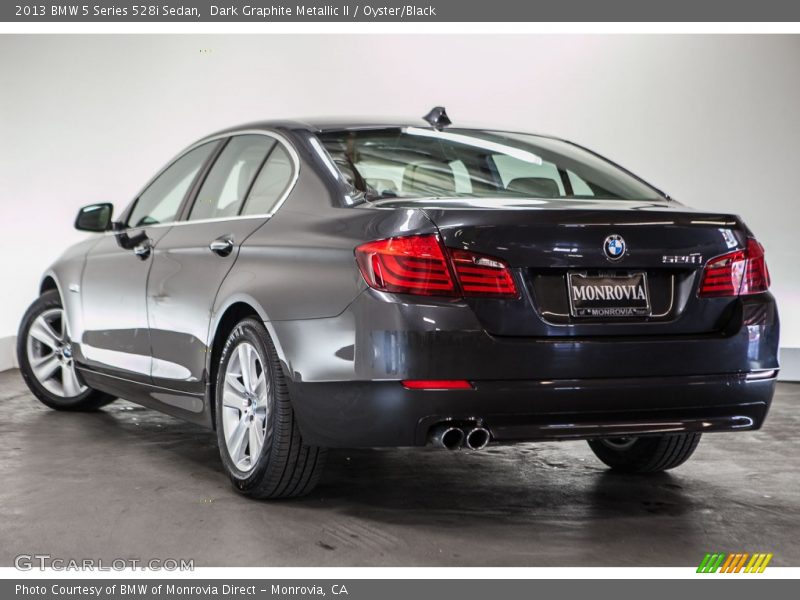 Dark Graphite Metallic II / Oyster/Black 2013 BMW 5 Series 528i Sedan