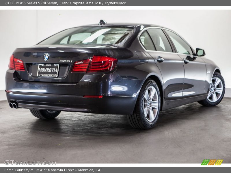 Dark Graphite Metallic II / Oyster/Black 2013 BMW 5 Series 528i Sedan