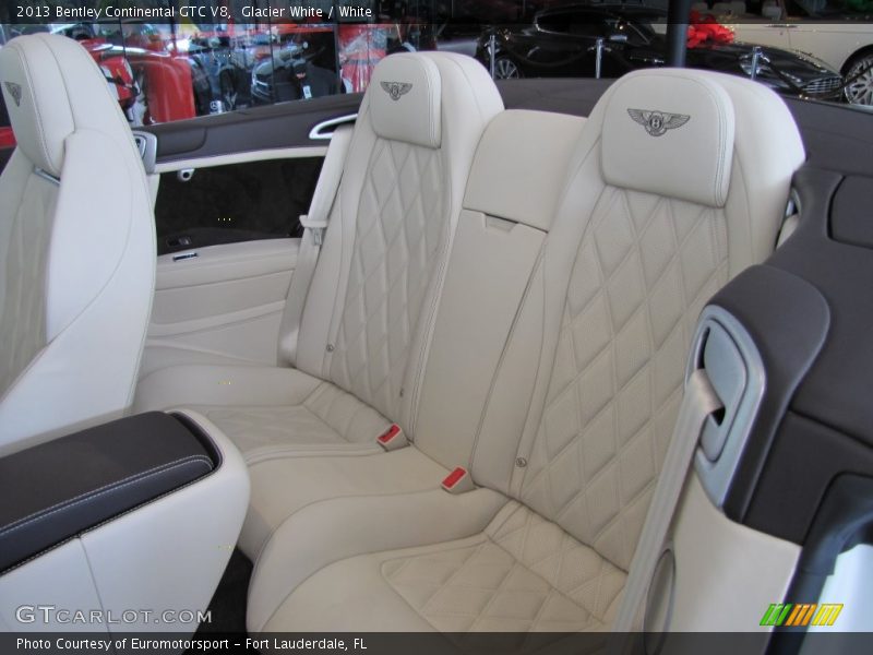 Glacier White / White 2013 Bentley Continental GTC V8