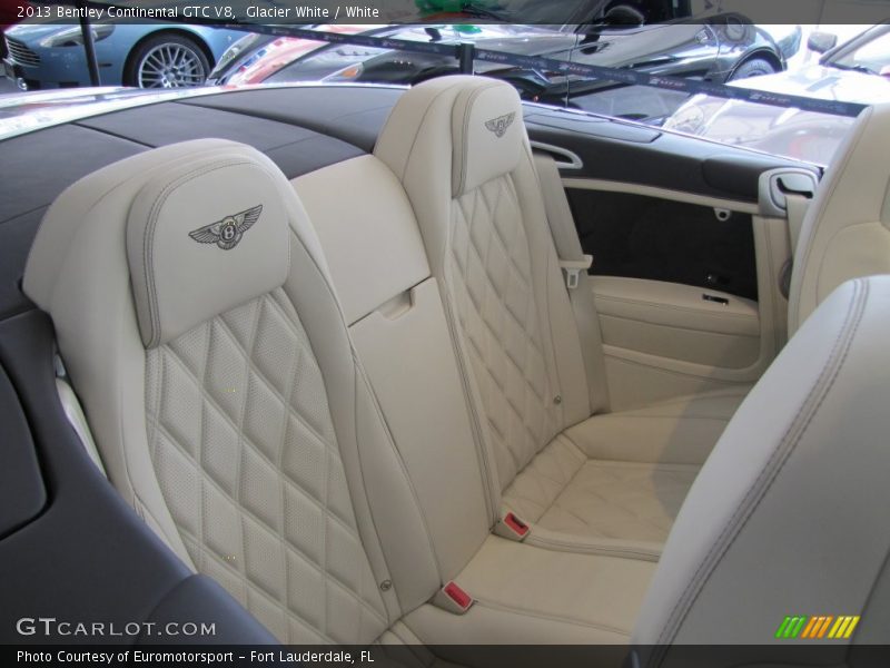 Glacier White / White 2013 Bentley Continental GTC V8
