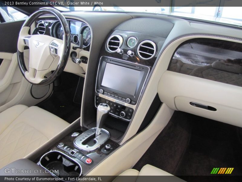 Glacier White / White 2013 Bentley Continental GTC V8
