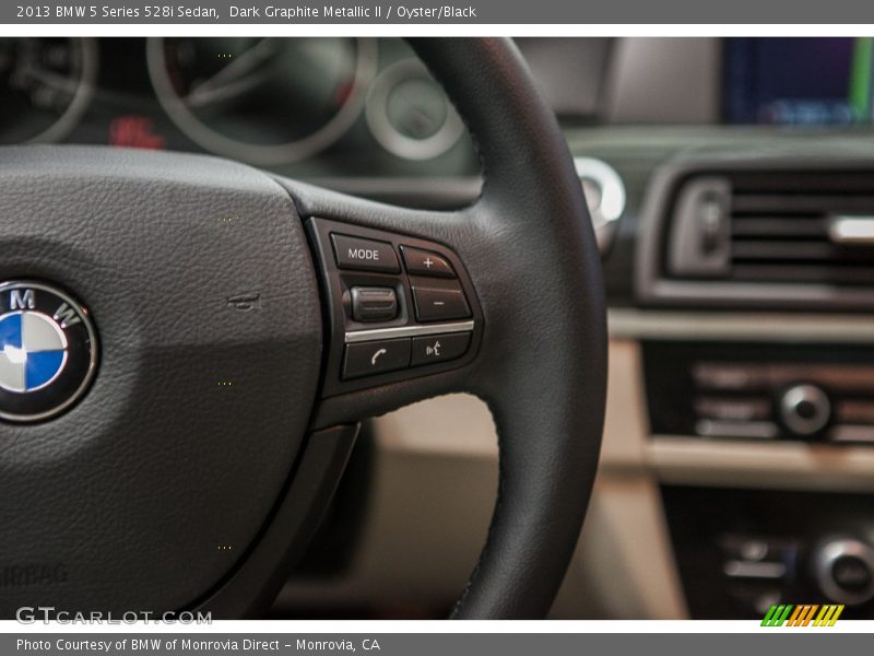 Dark Graphite Metallic II / Oyster/Black 2013 BMW 5 Series 528i Sedan