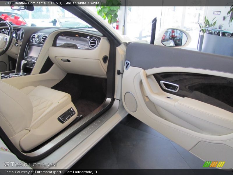 Glacier White / White 2013 Bentley Continental GTC V8