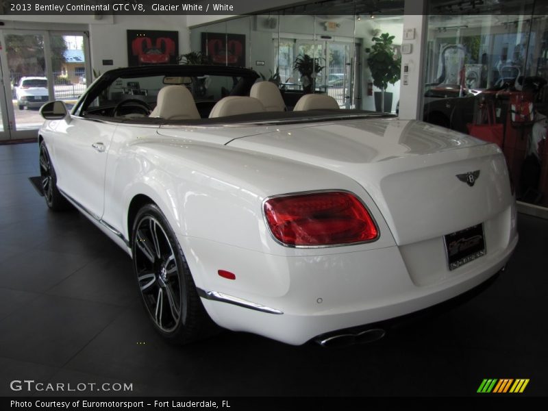 Glacier White / White 2013 Bentley Continental GTC V8