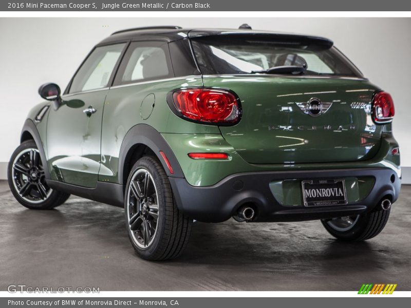 Jungle Green Metallic / Carbon Black 2016 Mini Paceman Cooper S