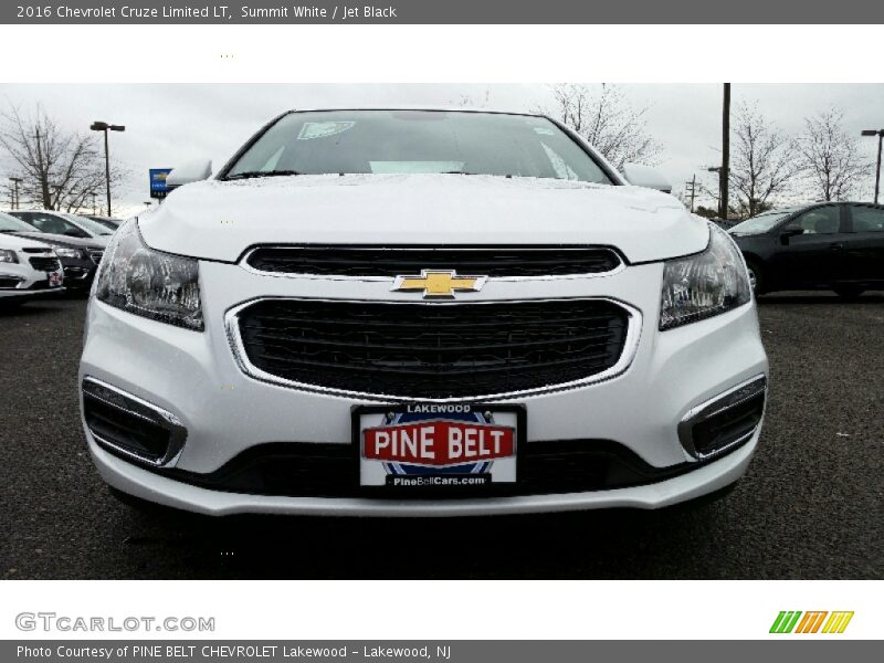 Summit White / Jet Black 2016 Chevrolet Cruze Limited LT