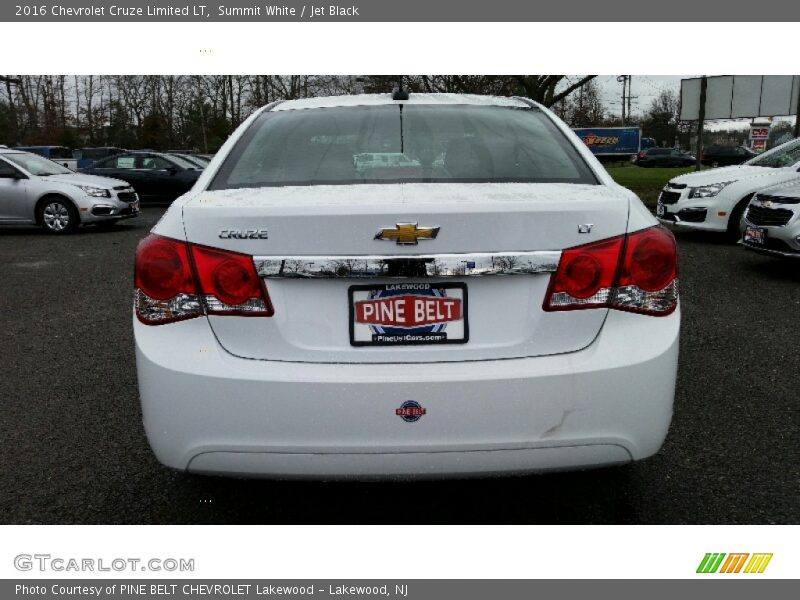Summit White / Jet Black 2016 Chevrolet Cruze Limited LT