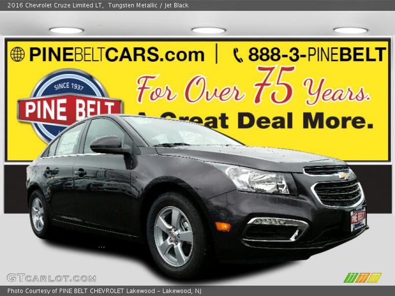 Tungsten Metallic / Jet Black 2016 Chevrolet Cruze Limited LT