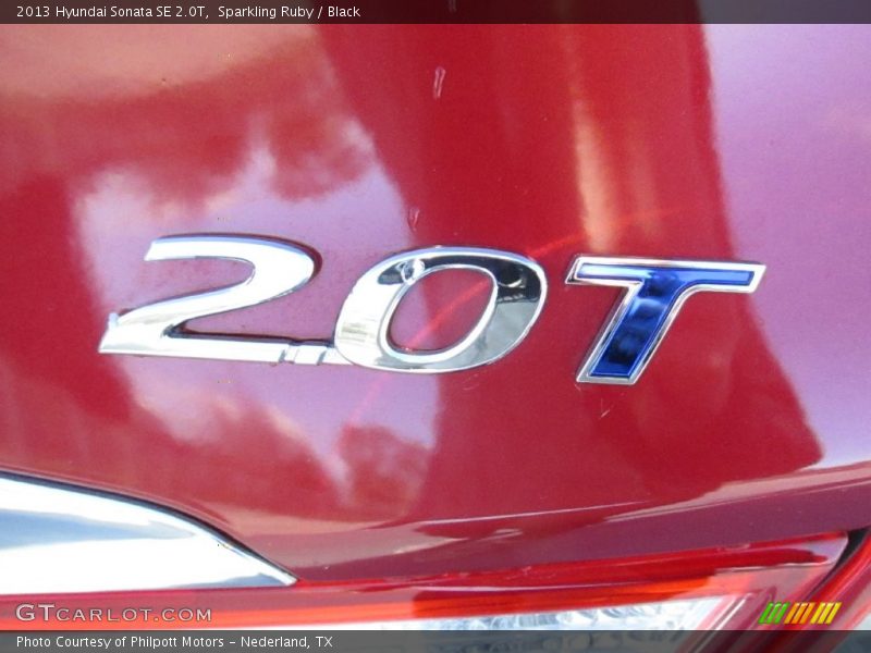 Sparkling Ruby / Black 2013 Hyundai Sonata SE 2.0T