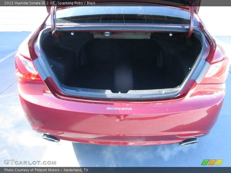Sparkling Ruby / Black 2013 Hyundai Sonata SE 2.0T