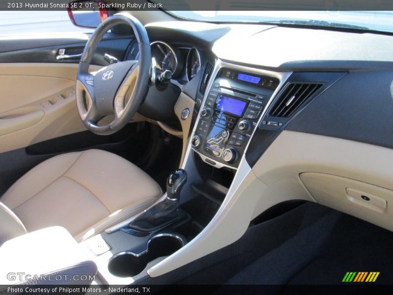 Sparkling Ruby / Black 2013 Hyundai Sonata SE 2.0T