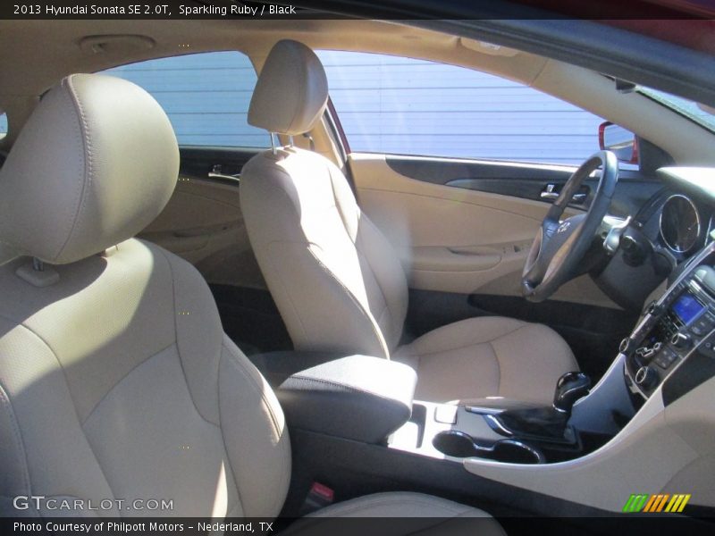 Sparkling Ruby / Black 2013 Hyundai Sonata SE 2.0T