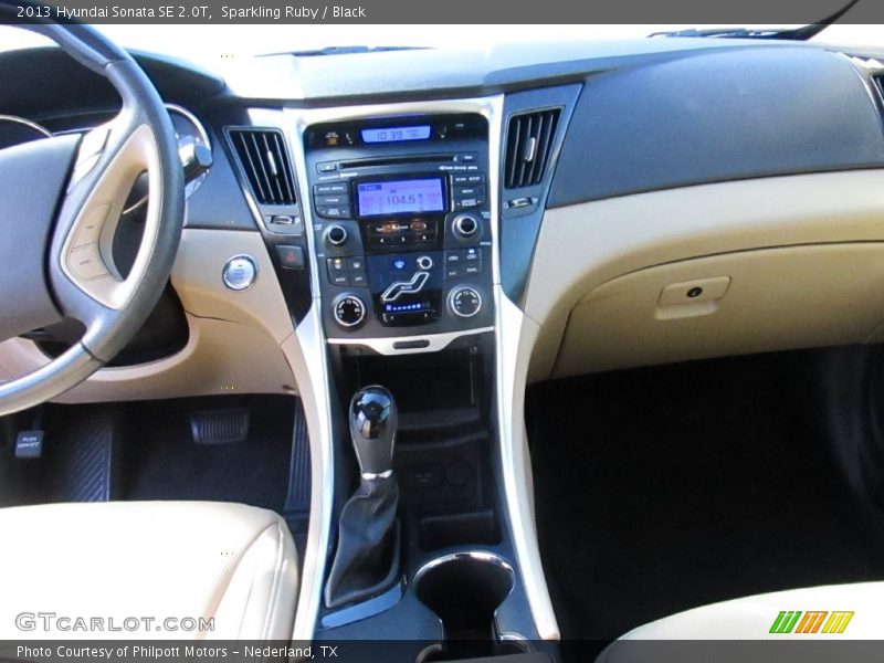 Sparkling Ruby / Black 2013 Hyundai Sonata SE 2.0T