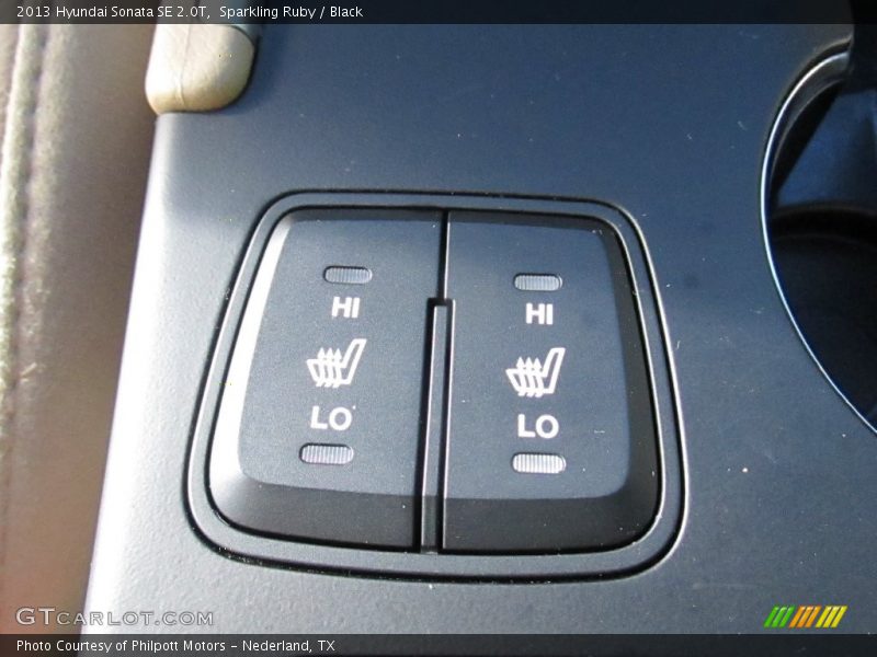 Sparkling Ruby / Black 2013 Hyundai Sonata SE 2.0T