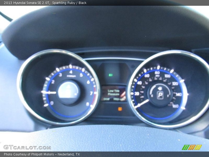 Sparkling Ruby / Black 2013 Hyundai Sonata SE 2.0T
