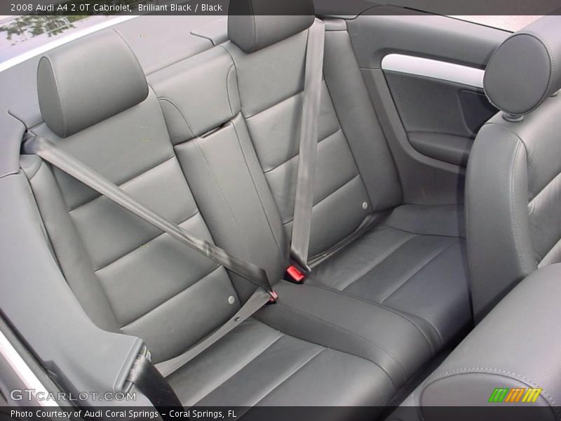 Brilliant Black / Black 2008 Audi A4 2.0T Cabriolet