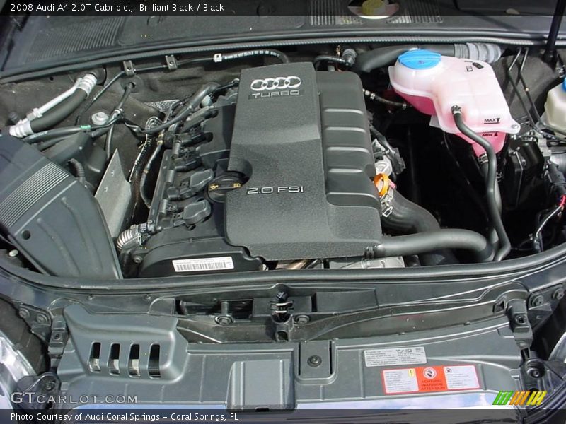 Brilliant Black / Black 2008 Audi A4 2.0T Cabriolet