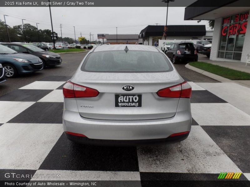 Bright Silver / Gray Two Tone 2015 Kia Forte LX