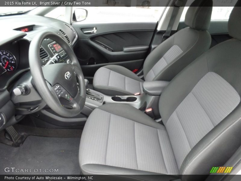Bright Silver / Gray Two Tone 2015 Kia Forte LX