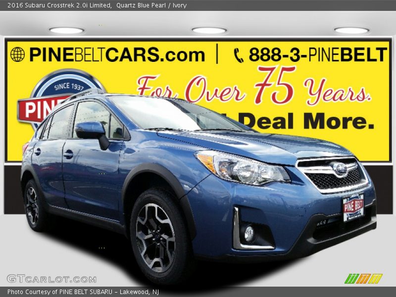 Quartz Blue Pearl / Ivory 2016 Subaru Crosstrek 2.0i Limited