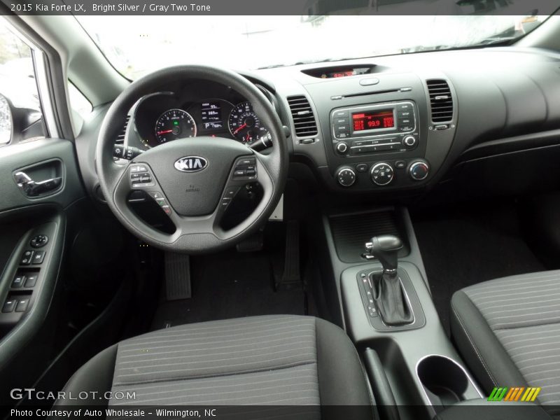 Bright Silver / Gray Two Tone 2015 Kia Forte LX