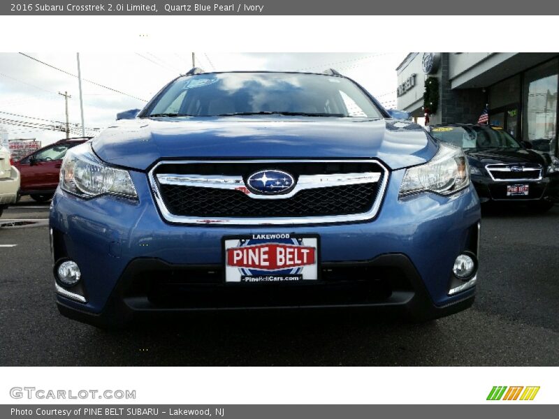 Quartz Blue Pearl / Ivory 2016 Subaru Crosstrek 2.0i Limited