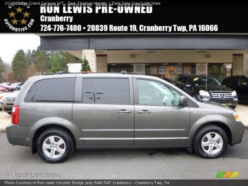 Dark Titanium Metallic / Dark Slate Gray/Light Shale 2010 Dodge Grand Caravan SXT