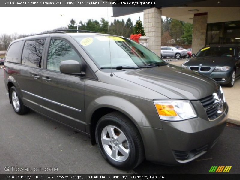 Dark Titanium Metallic / Dark Slate Gray/Light Shale 2010 Dodge Grand Caravan SXT