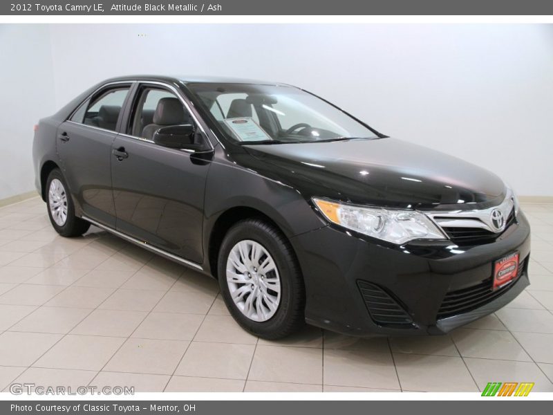 Attitude Black Metallic / Ash 2012 Toyota Camry LE