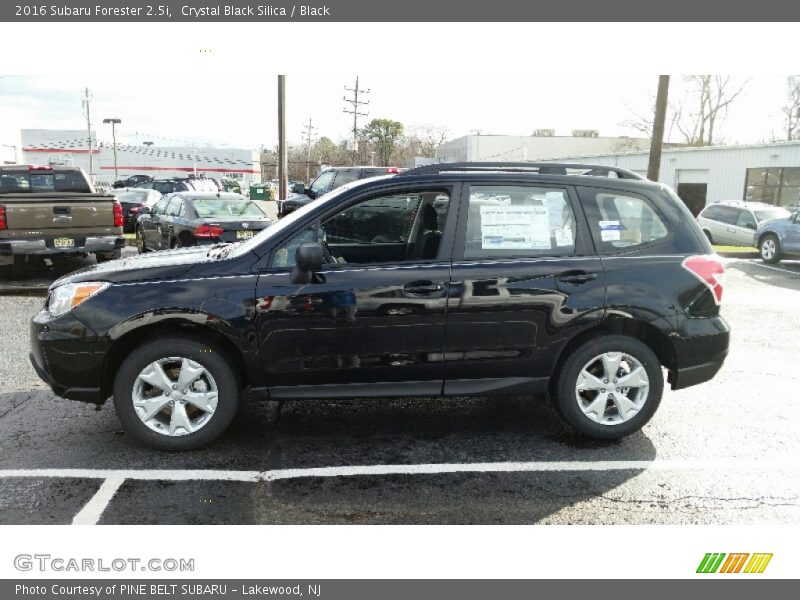 Crystal Black Silica / Black 2016 Subaru Forester 2.5i