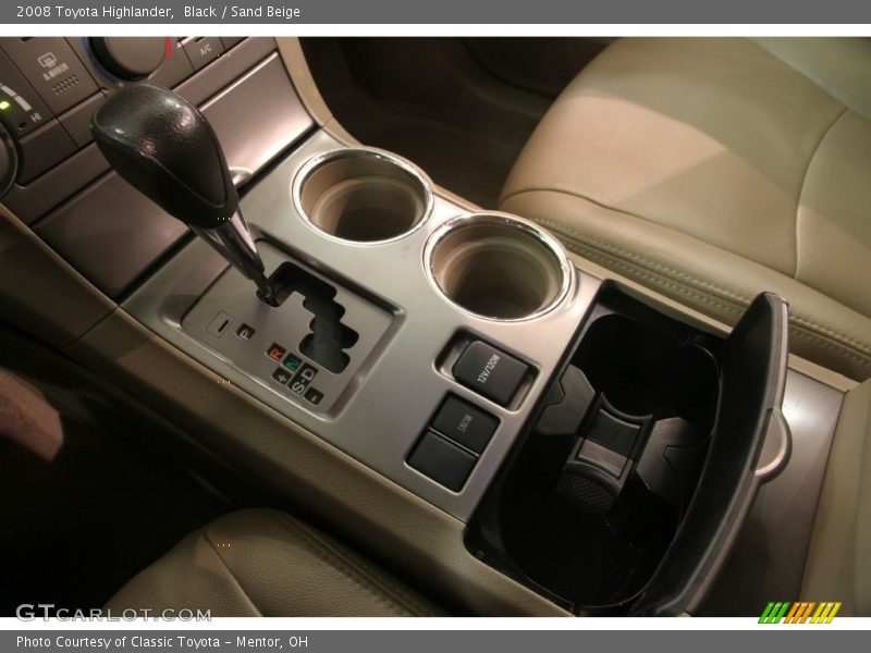 Black / Sand Beige 2008 Toyota Highlander