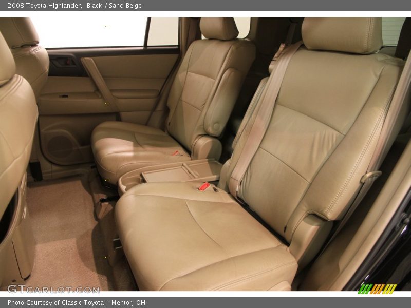 Black / Sand Beige 2008 Toyota Highlander