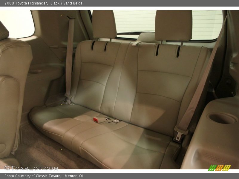 Black / Sand Beige 2008 Toyota Highlander