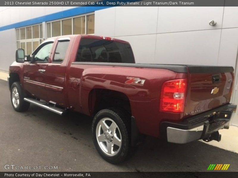 Deep Ruby Metallic / Light Titanium/Dark Titanium 2013 Chevrolet Silverado 2500HD LT Extended Cab 4x4