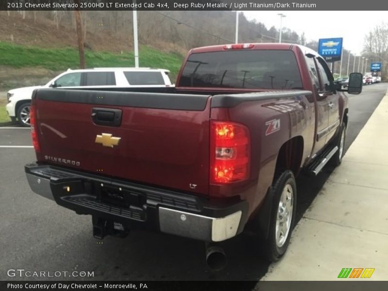 Deep Ruby Metallic / Light Titanium/Dark Titanium 2013 Chevrolet Silverado 2500HD LT Extended Cab 4x4
