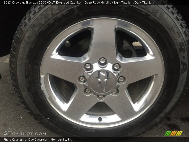 Deep Ruby Metallic / Light Titanium/Dark Titanium 2013 Chevrolet Silverado 2500HD LT Extended Cab 4x4