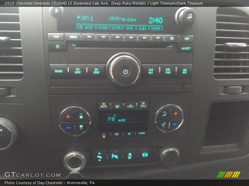 Deep Ruby Metallic / Light Titanium/Dark Titanium 2013 Chevrolet Silverado 2500HD LT Extended Cab 4x4