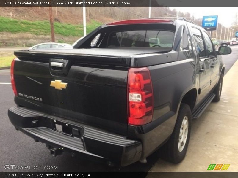 Black / Ebony 2013 Chevrolet Avalanche LT 4x4 Black Diamond Edition
