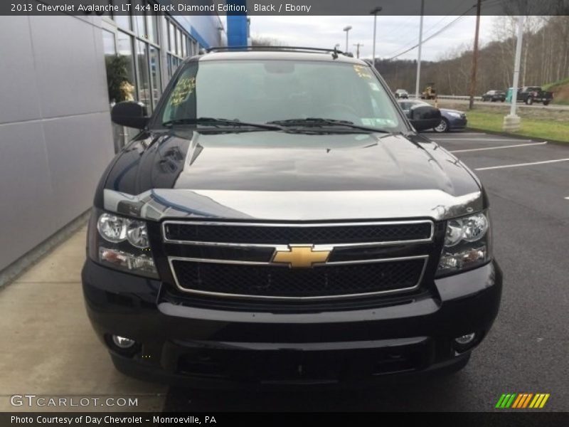 Black / Ebony 2013 Chevrolet Avalanche LT 4x4 Black Diamond Edition