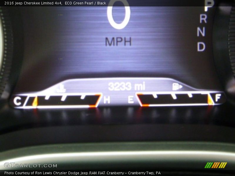 ECO Green Pearl / Black 2016 Jeep Cherokee Limited 4x4