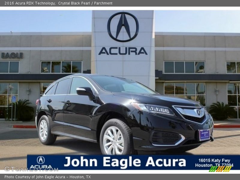 Crystal Black Pearl / Parchment 2016 Acura RDX Technology